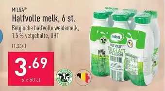 ALDI Milsa halfvolle melk, 6 st aanbieding