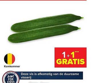 Carrefour Komkommer aanbieding