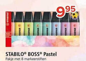 Euroshop Stabilo boss pastel aanbieding