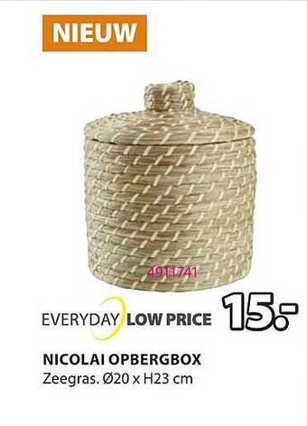 Nicolai opbergbox