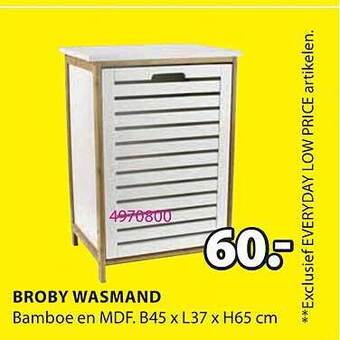 Jysk Broby wasmand aanbieding