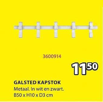 Jysk Galsted kapstok aanbieding