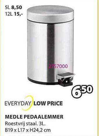 Jysk Medle pedaalemmer aanbieding