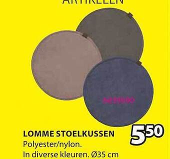 Jysk Lomme stoelkussen aanbieding