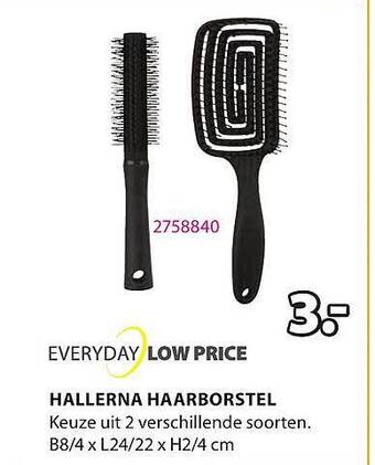 Jysk Hallerna haarborstel aanbieding