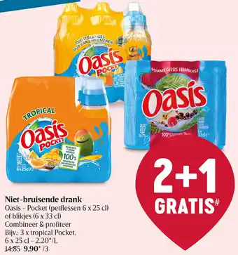 Delhaize Oasis - Pocket Niet - Bruisende Drank aanbieding