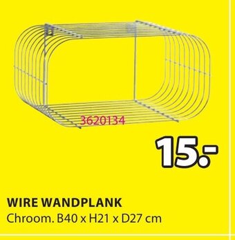 Jysk Wire Wandplank aanbieding