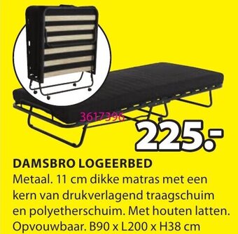 Jysk Damsbro Logeerbed aanbieding