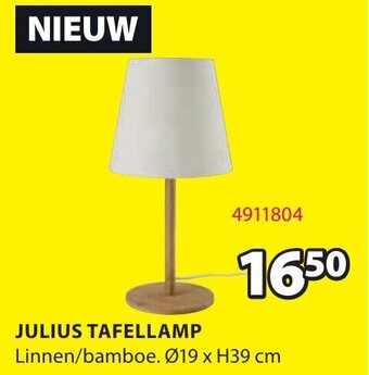 Jysk Julius Tafellamp aanbieding