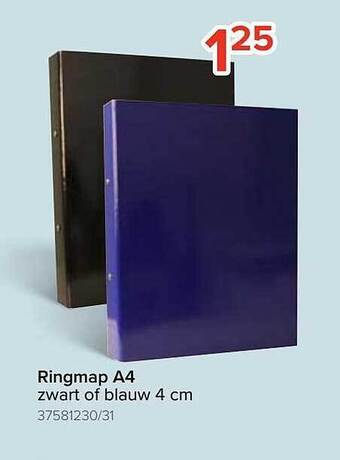 Euroshop Ringmap a4 aanbieding