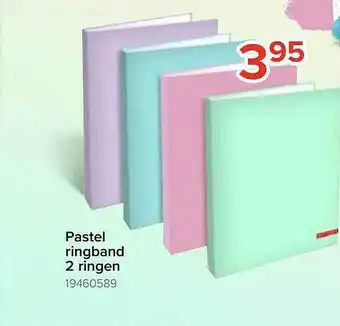 Pastel ringband 2 ringen