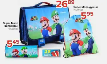 Super mario pennenzak; super mario gymtas