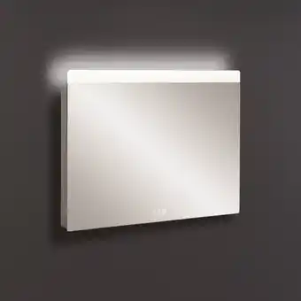 Sawiday Crosswater glide ii spiegel 80x60cm met dimbaar led verlichting zilver tweedekans aanbieding