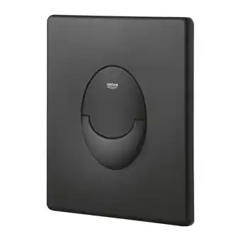 Grohe start bedieningsplaat dual flush 2 knops verticaal mat zwart tweedekans