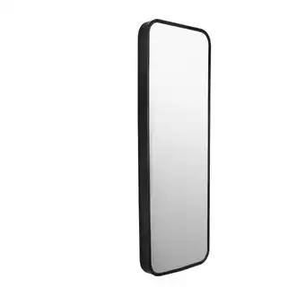 Sawiday Differnz spiegel aluminium 28 x 75 cm mat zwart tweedekans aanbieding