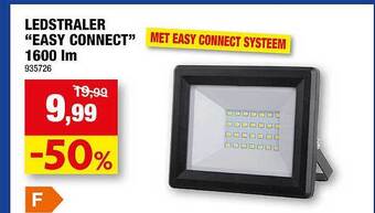 Hubo Ledstraler easy connect aanbieding