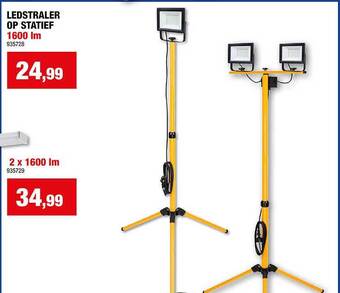 Hubo Ledstraler op statief aanbieding