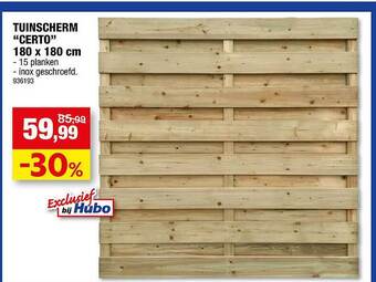 Hubo Tuinscherm certo aanbieding