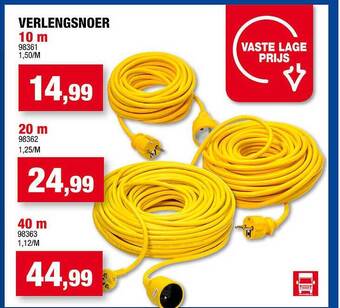 Hubo Verlengsnoer aanbieding