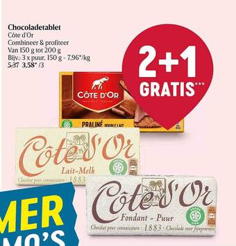 Delhaize Chocoladetablet aanbieding
