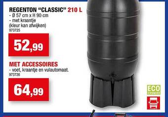 Hubo Regenton aanbieding