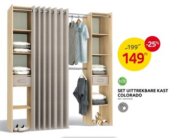 Brico Set Uittrekbare Kast Colorado aanbieding
