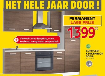 Brico Compleet Keukenblok Sofia aanbieding