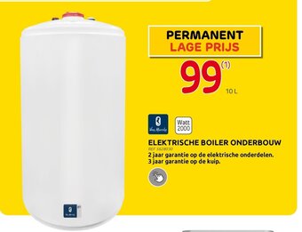 Elektrische Boiler Onderbouw