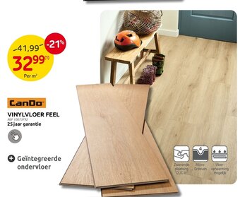 Brico CanDo Vinylvloer Feel aanbieding