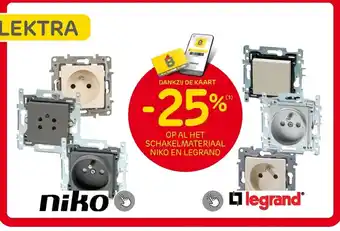 Niko en Legrand Schakelmateriaal