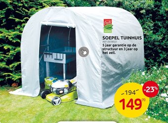 Brico Soepel Tuinhuis aanbieding