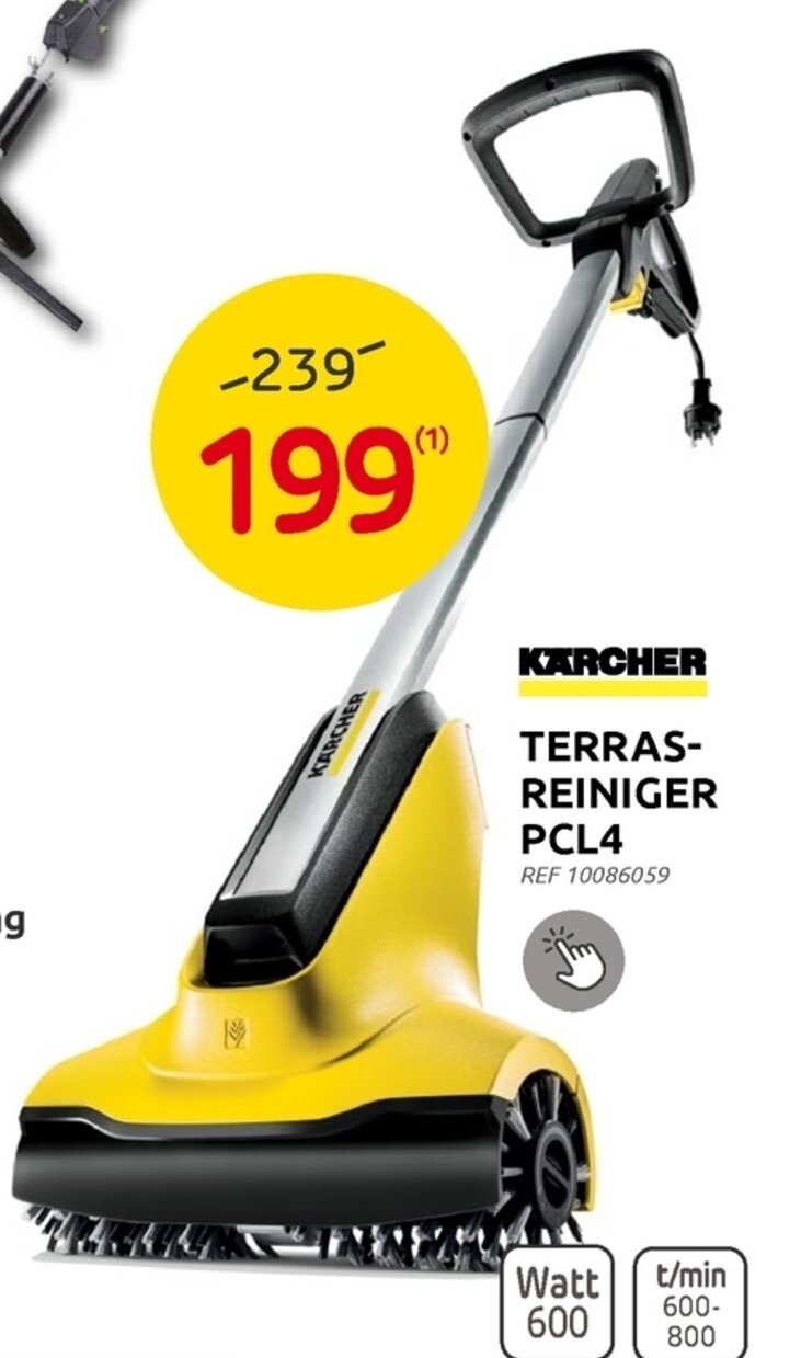 KÄRCHER Terrasreiniger PCL4 promotie bij Brico