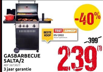 Brico Gasbarbecue Salta/2 aanbieding