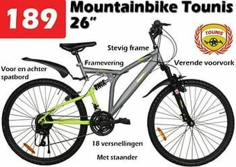 iTEK Mountainbike tounis 26`` aanbieding