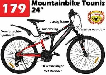 iTEK Mountainbike tounis 24`` aanbieding