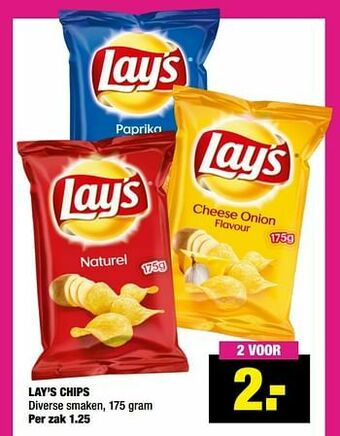 Big Bazar Lay`s chips aanbieding