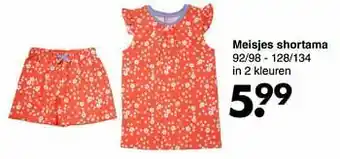 Meisjes shortama