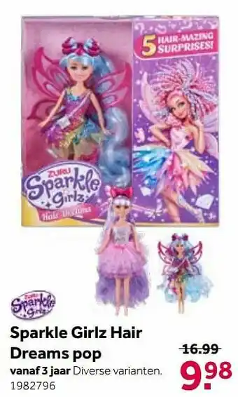 Sparkle girlz hair dreams pop