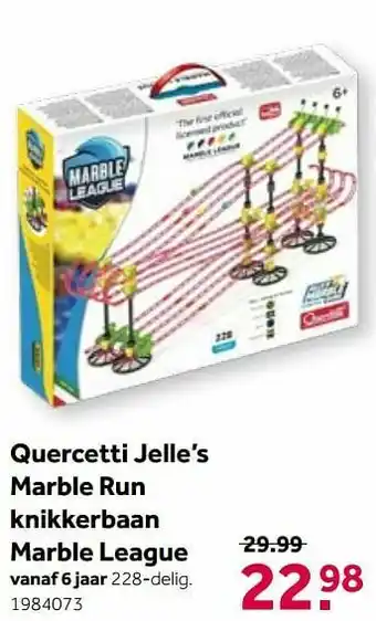 Quercetti jelle`s marble run knikkerbaan marble league
