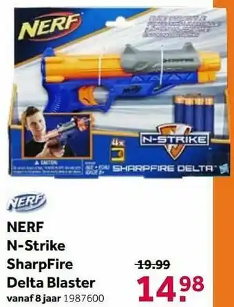 Intertoys Nerf n-strike sharpfire delta blaster aanbieding