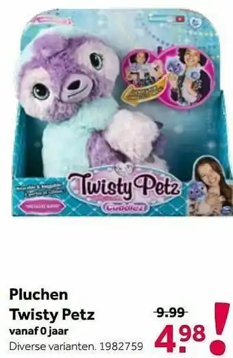 Pluchen twisty petz