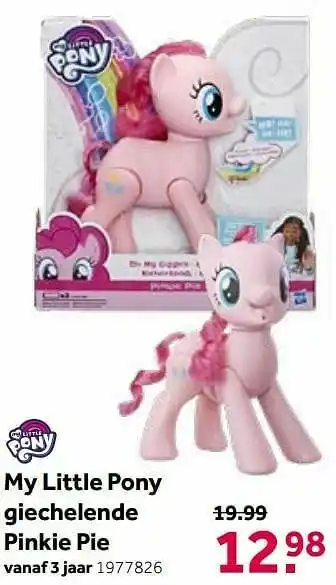 Intertoys My little pony giechelende pinkie pie aanbieding