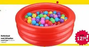 Ballenbad met 50 ballen