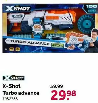 Intertoys X-shot turbo advance aanbieding
