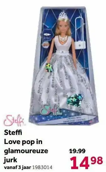 Steffi love pop in glamoureuze jurk