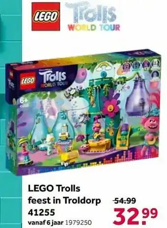 Intertoys Lego trolls feest in troldorp 41255 aanbieding