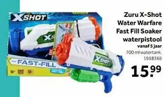 Intertoys Zuru x-shot water warfare fast fill soaker waterpistool aanbieding