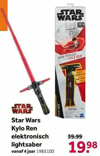 Star wars kylo ren elektronisch lightsaber