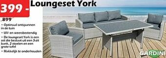 iTEK Loungeset york aanbieding