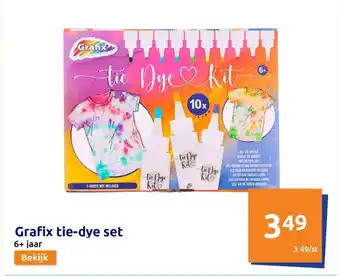 Action Grafix tie-dye set 6+ jaar aanbieding